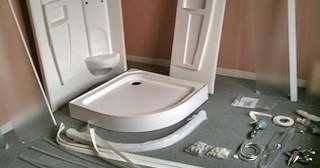 Установка душевой кабины Южноуральск, цена от 2988 руб.